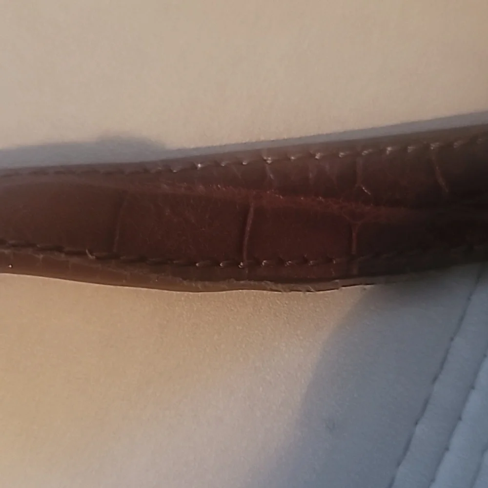 CARLOS FALCHI Embossed Leather Bag